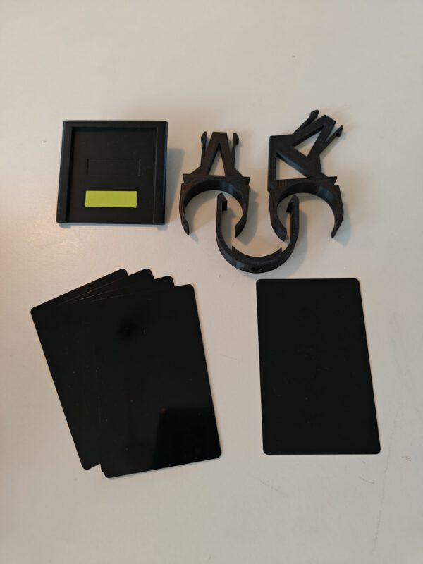 Cheatcard holder with contrast cards - 34mm